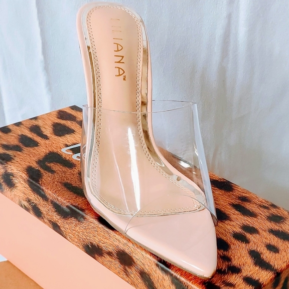 Pointed Clear Heel - Picture 2 of 3